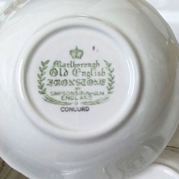 Marlborough Old English Ironstone By Simpsons Potters Concord Set of 4 B… - Picture 8 of 10